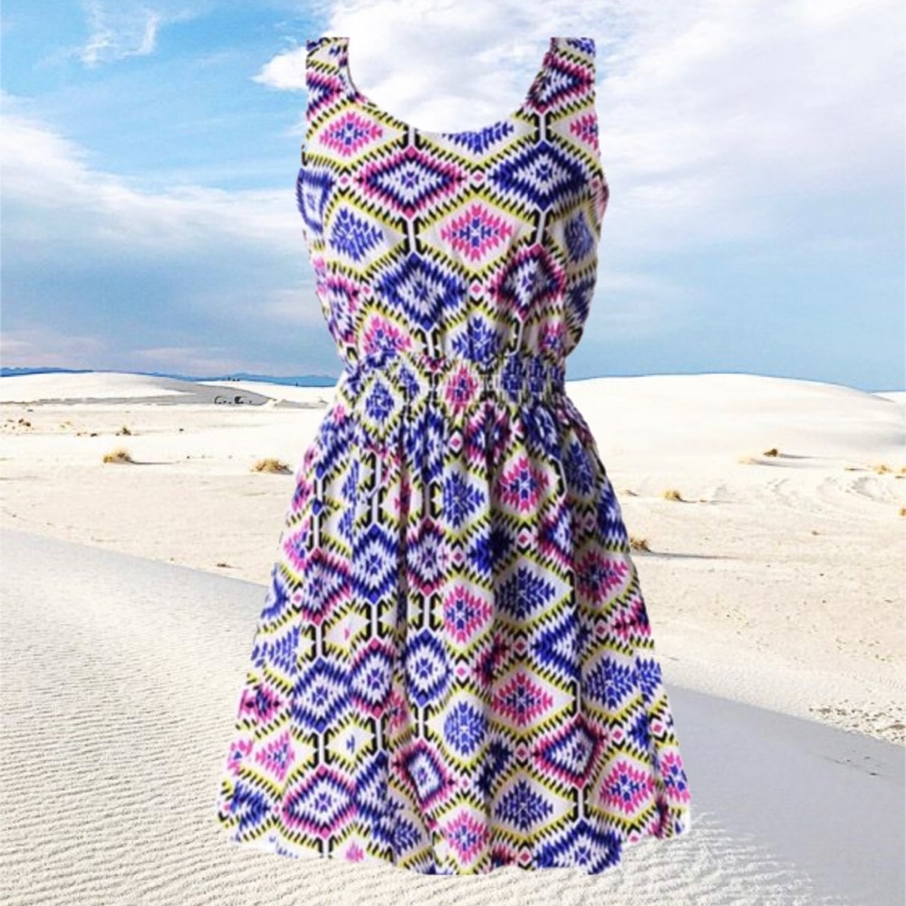 📍BOGO📍 FLIRTY SUMMER CHIFFON BEACH DRESS COVERUP - Picture 2 of 9